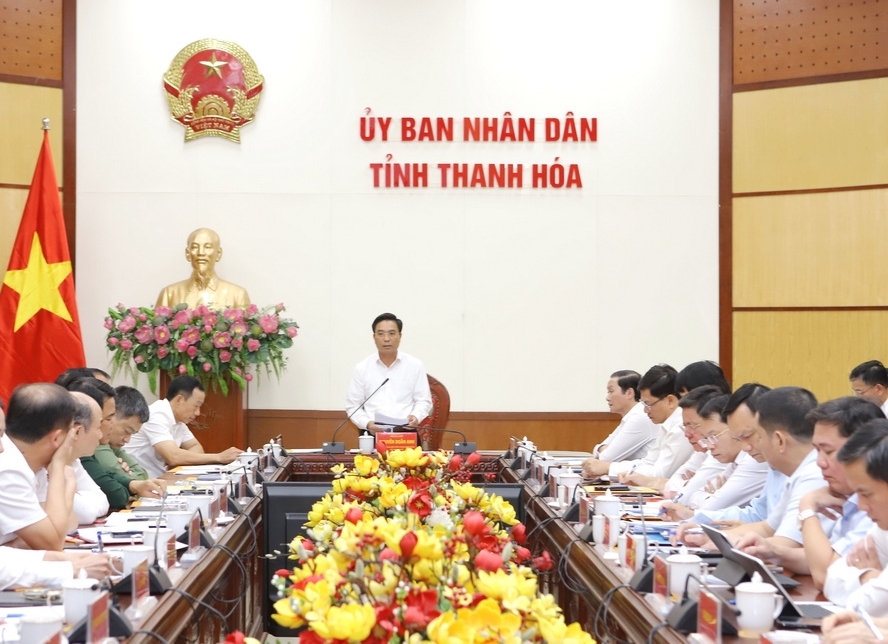 Bí thư Tỉnh ủy Nguyễn Doãn Anh làm việc với Ban Cán sự Đảng UBND tỉnh Thanh Hoá